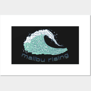 Malibu Rising Taylor Reid Book Novel Illustration Posters and Art